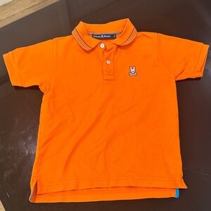 Psycho Bunny Bright Orange Kids Polo